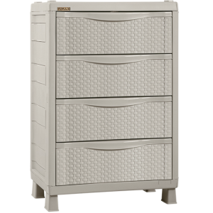 ARMARIO CAJONERO RATTAN TAUPE 10371 _1