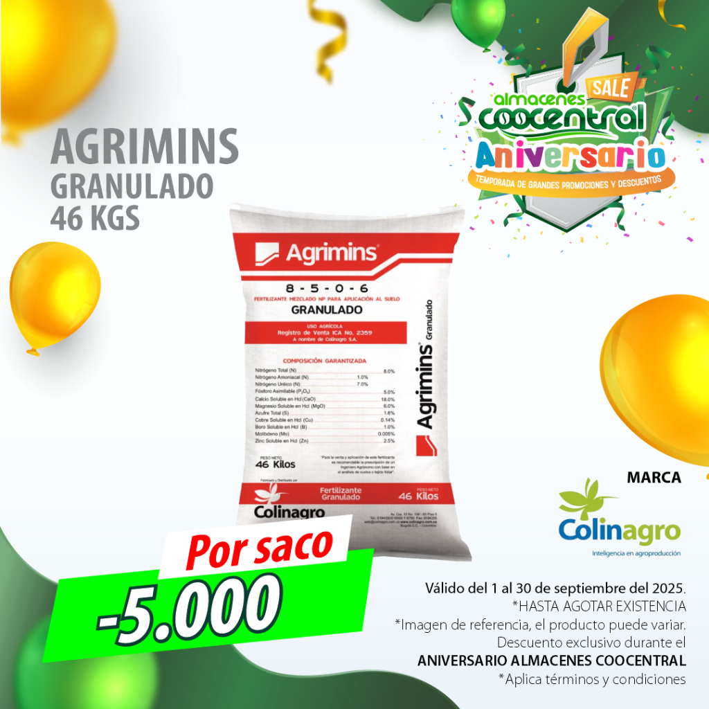 FERTILIZANTE AGRIMINS GANULADO 46 K_1